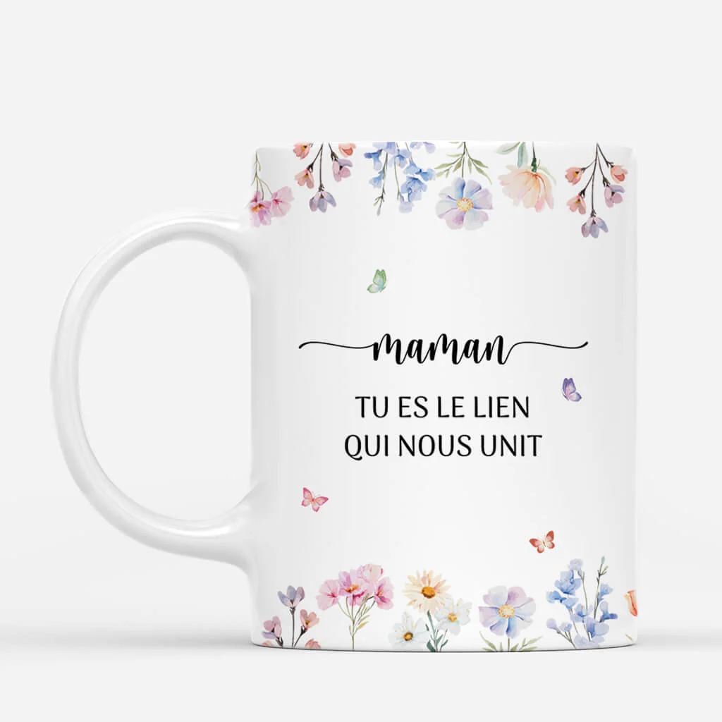 Mug personnalisé mamie – Le lien qui nous unit - Image 2