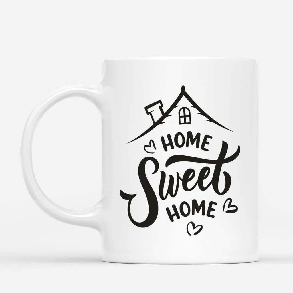 Tasse Personnalisée Couple – Home Sweet Home - Image 3