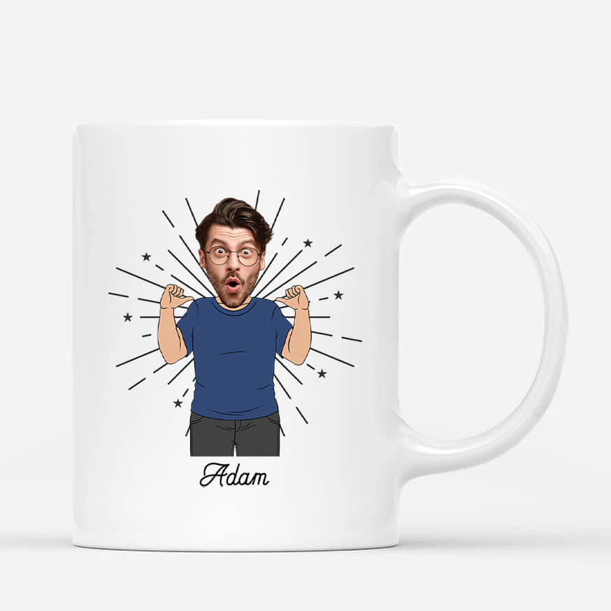 Mug Avec Photo Personnalisé - 30 Ans Génial Et Parfait - Image 2