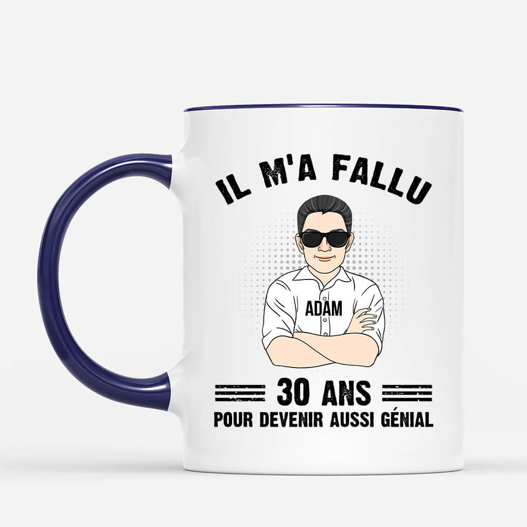 Tasse Personnalisée Pour Anniversaire | Il Ma Fallu 70 Ans Personnalisé - Image 2