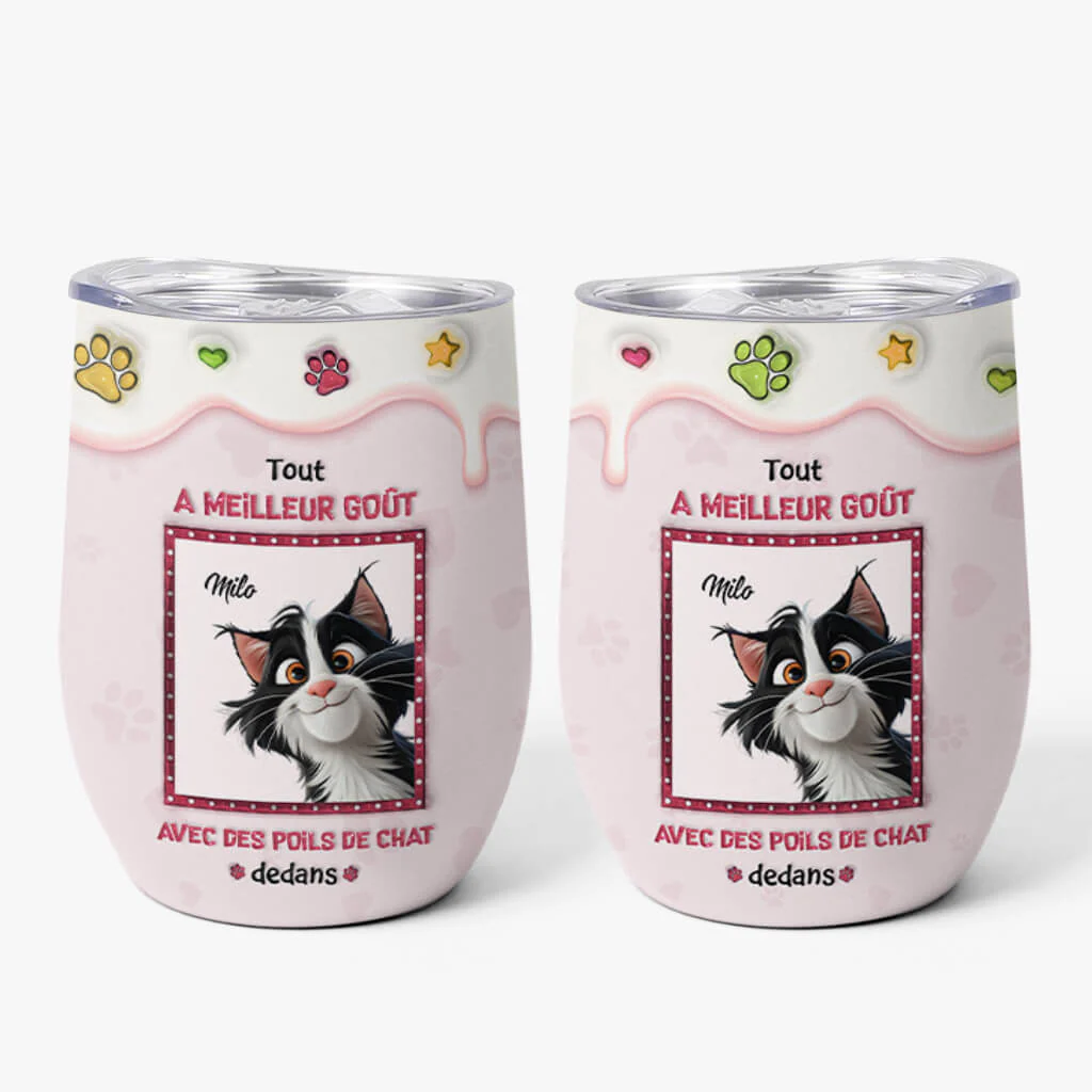 Mug Isotherme Chat | Tout Ira Mieux Avec Chat Personnalisé 355 ml