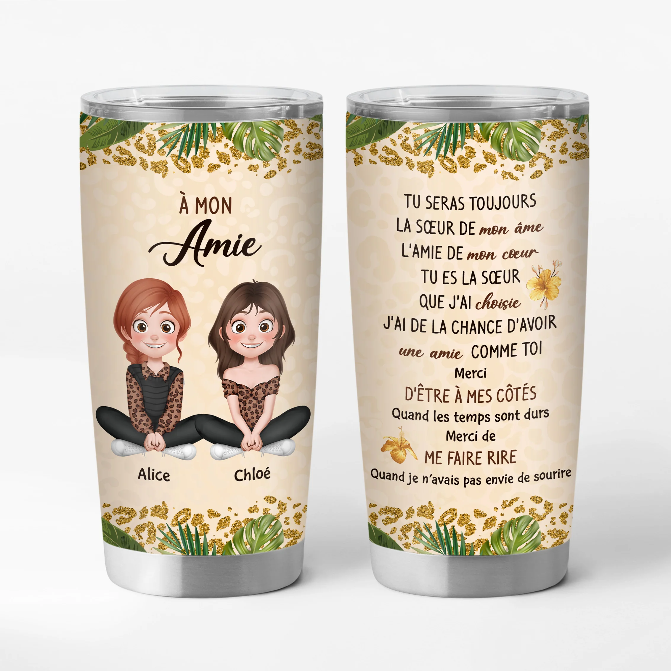 Mug Isotherme 590 ml Personnalisé - Ma Chère Amie