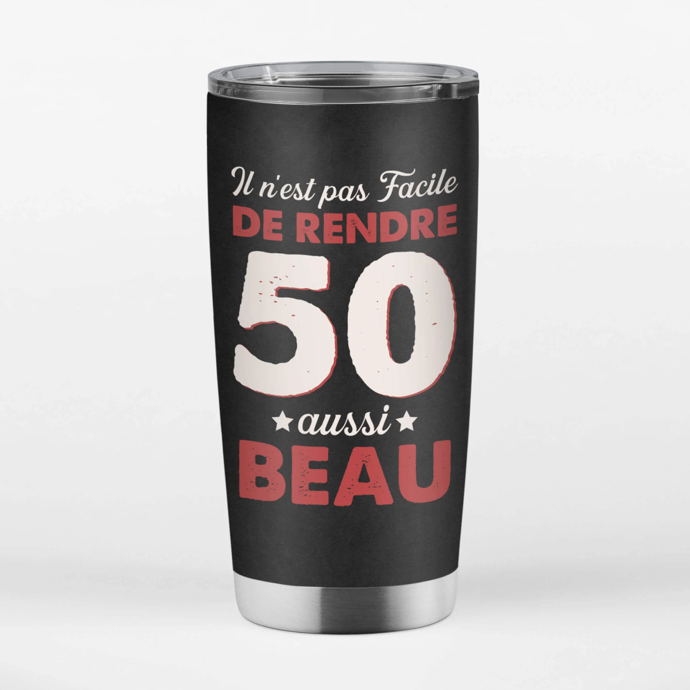 Mug Isotherme Il n'est pas Facile de Rendre 50 Aussi Beau Personnalisé - Image 3