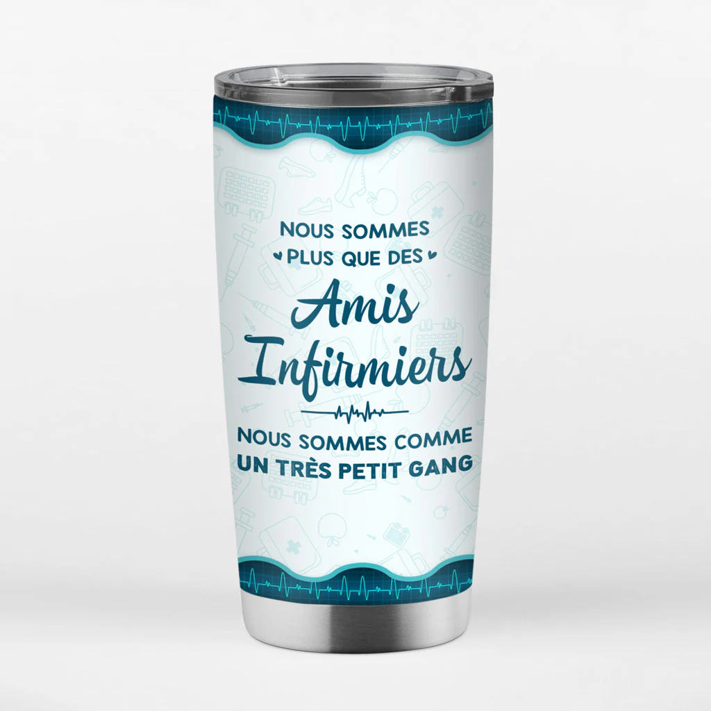 Mug Isotherme Personnalisé - Amies Infirmières - Image 3