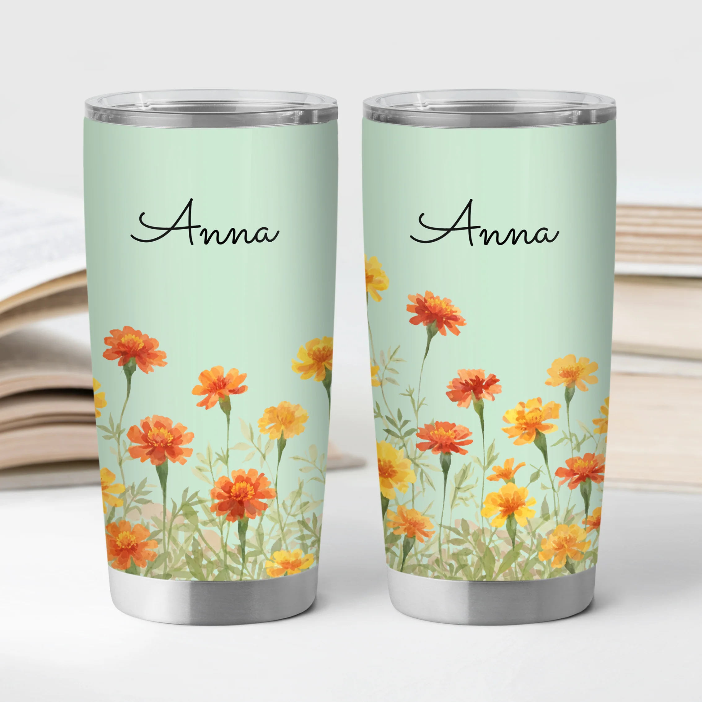 Mug Isotherme Personnalisé Prénom 590ml - Cadeau Personnalisé Femme - Image 2