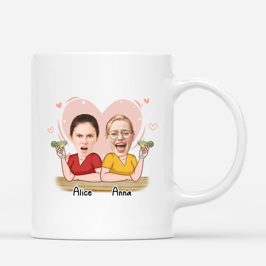 Mug Personnalisé Meilleure Amie | Je Souris Parce Que Tu Es Ma Sœur - Image 2