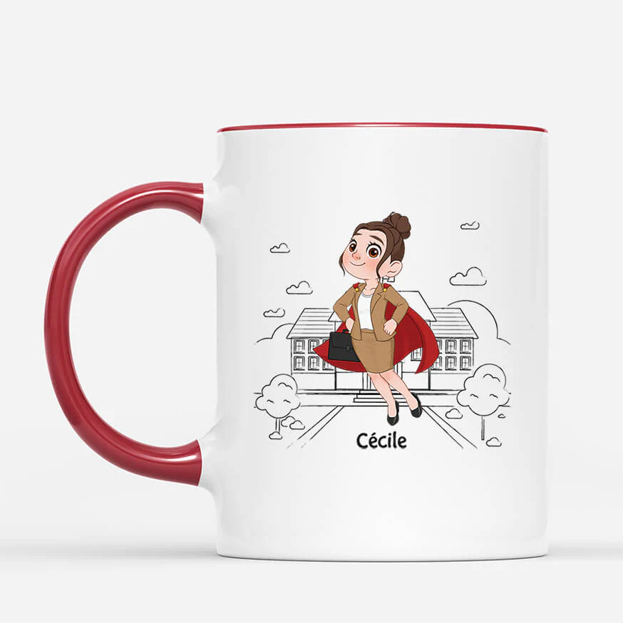 Mug Maîtresse Personnalisé - Je Suis Maîtresse Avec Superpuissance - Image 2