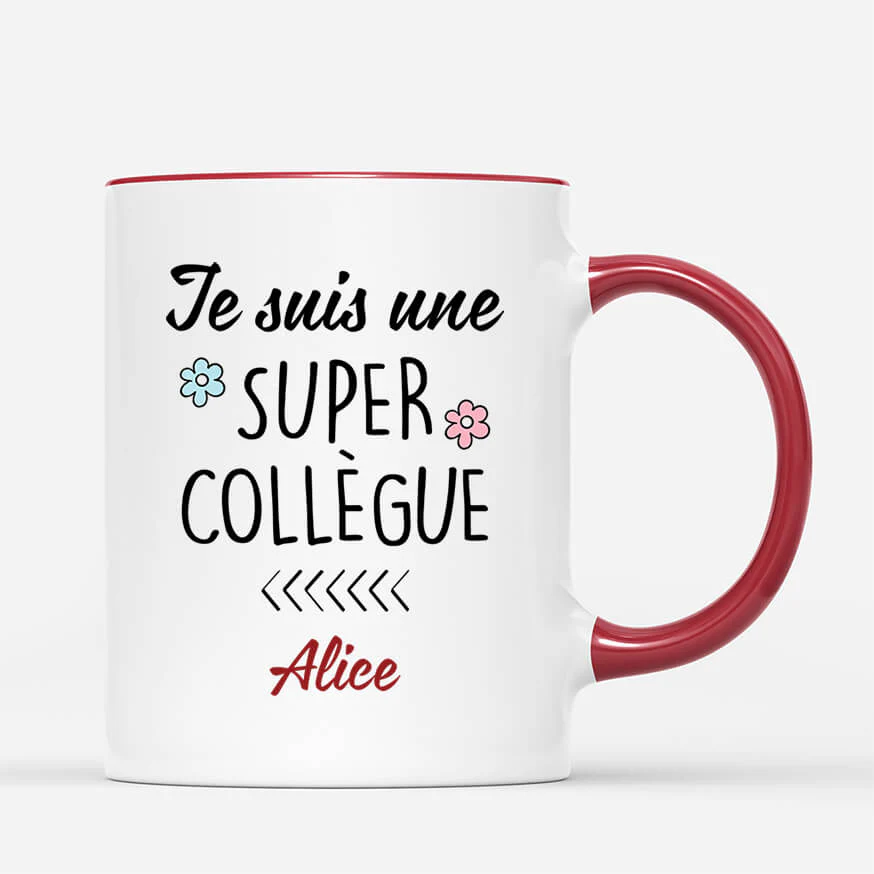Mug Collegue Personnalisé | Je Suis Une Super Collègue - Image 3