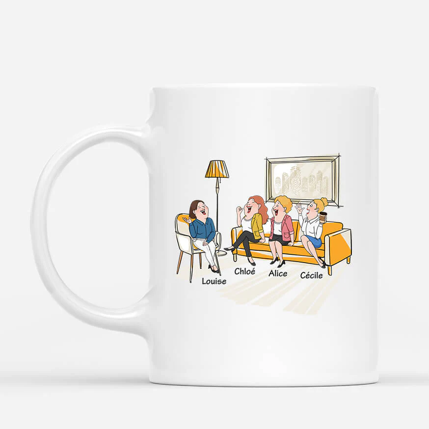 Tasse personnalisée - Les chances nous ont fait collègues - Image 2
