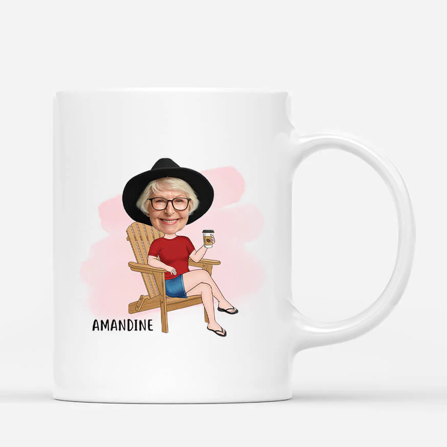 Mug Personnalisé Retraite - Libéré, Délivré, Retraité - Image 2