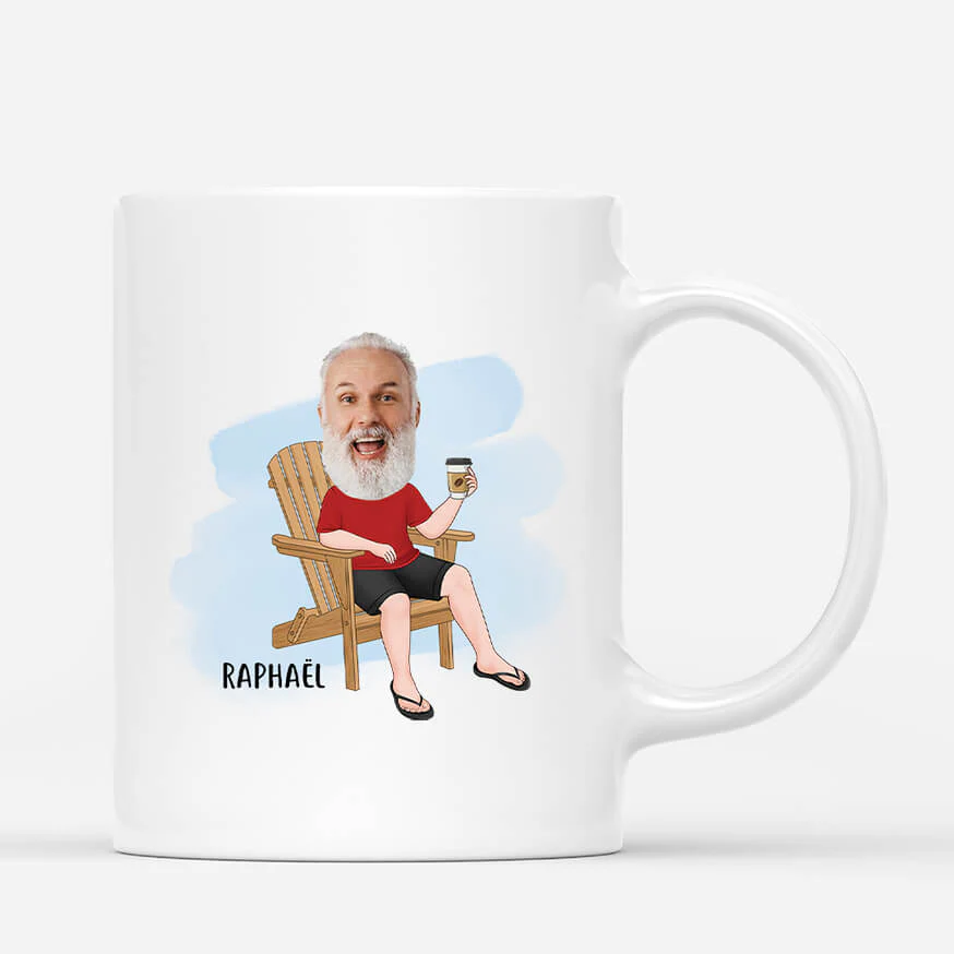 Tasse Personnalisée Retraite - Libérée, Délivrée - Image 2