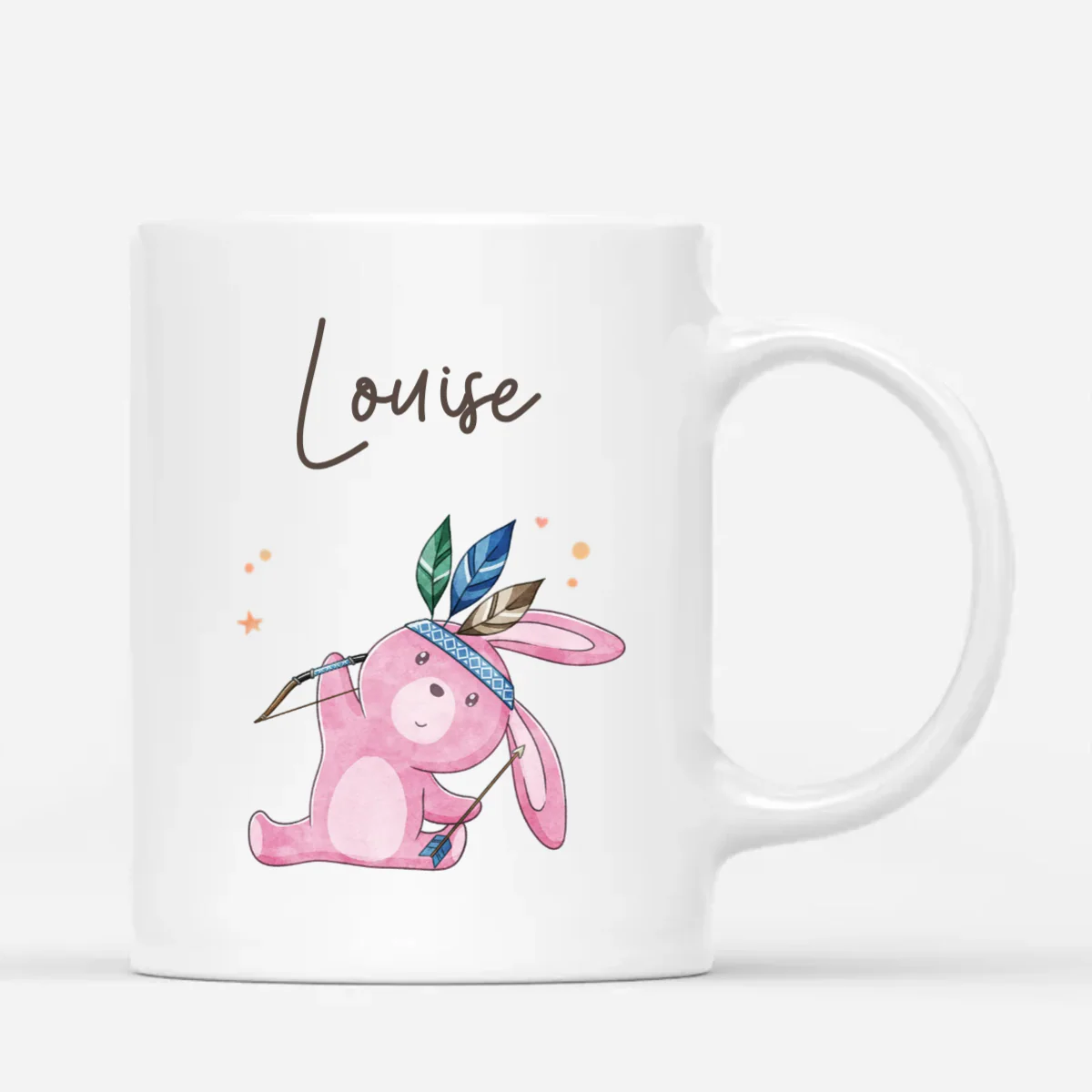 Mug Enfant Personnalisé - Tasse Lapin avec Prénom
