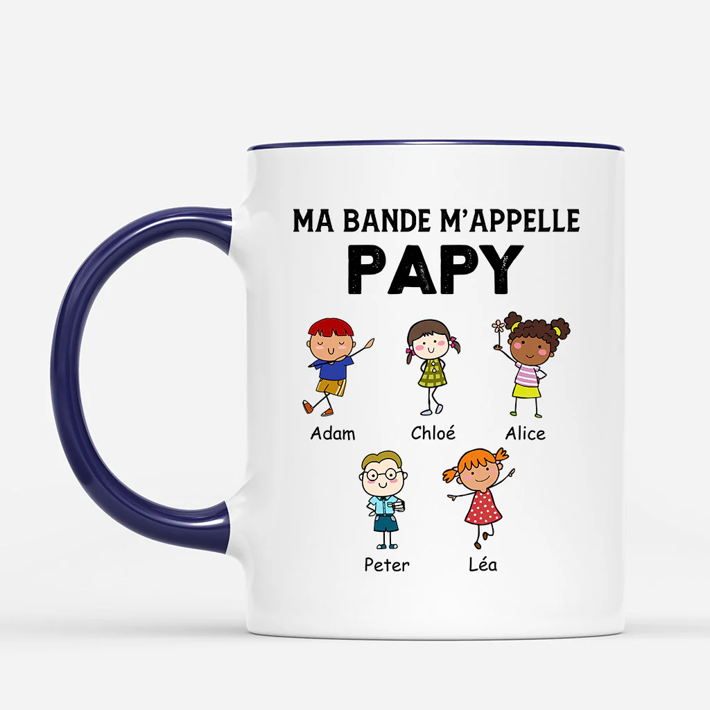 Tasse Personnalisée Papy | Ma Bande M'appelle Papa/Papy - Image 2