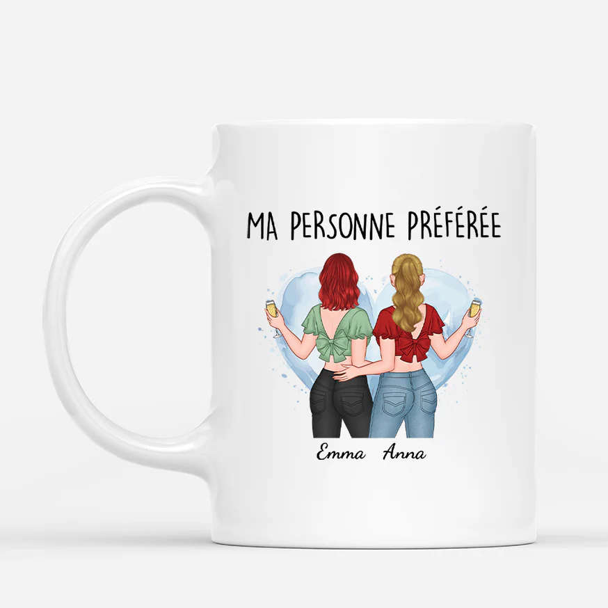 Mug Personnalisé Meilleure Amie | Ma Personne Préférée