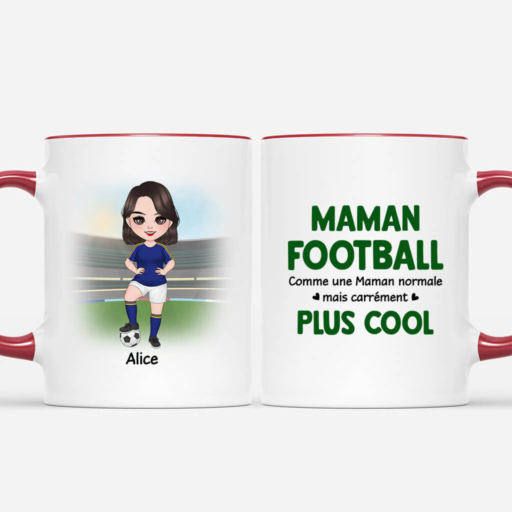 Mug Personnalisé Maman - Maman Football Cool