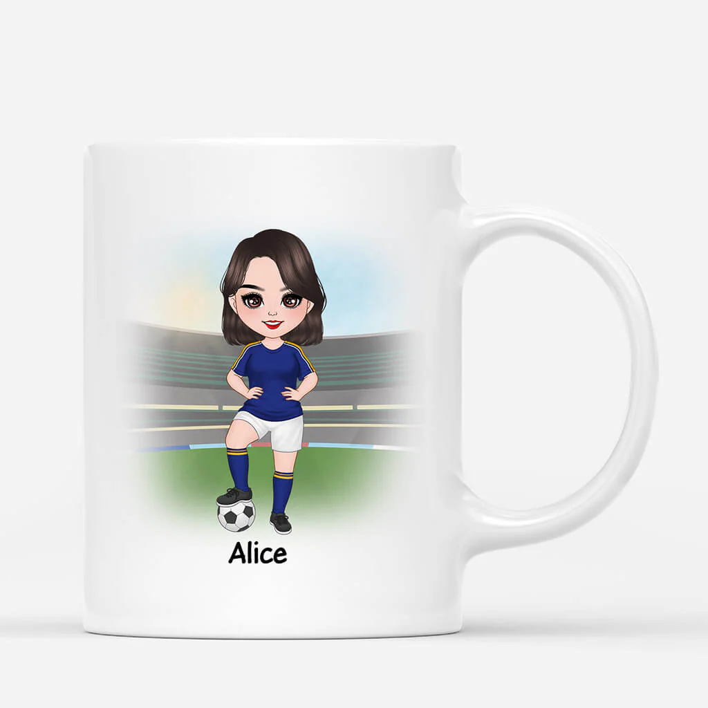 Mug Personnalisé Maman - Maman Football Cool - Image 2