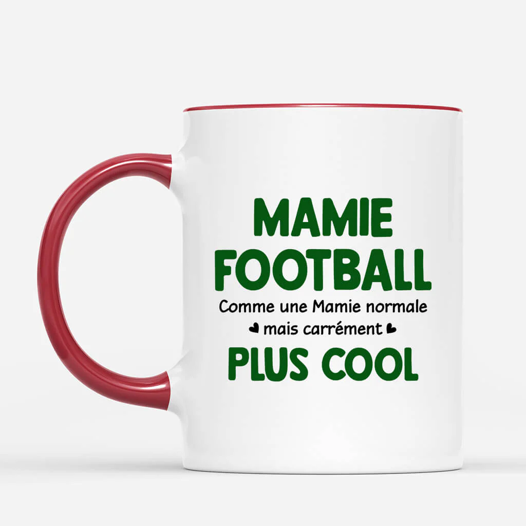 Mug Personnalisé Maman - Maman Football Cool - Image 3