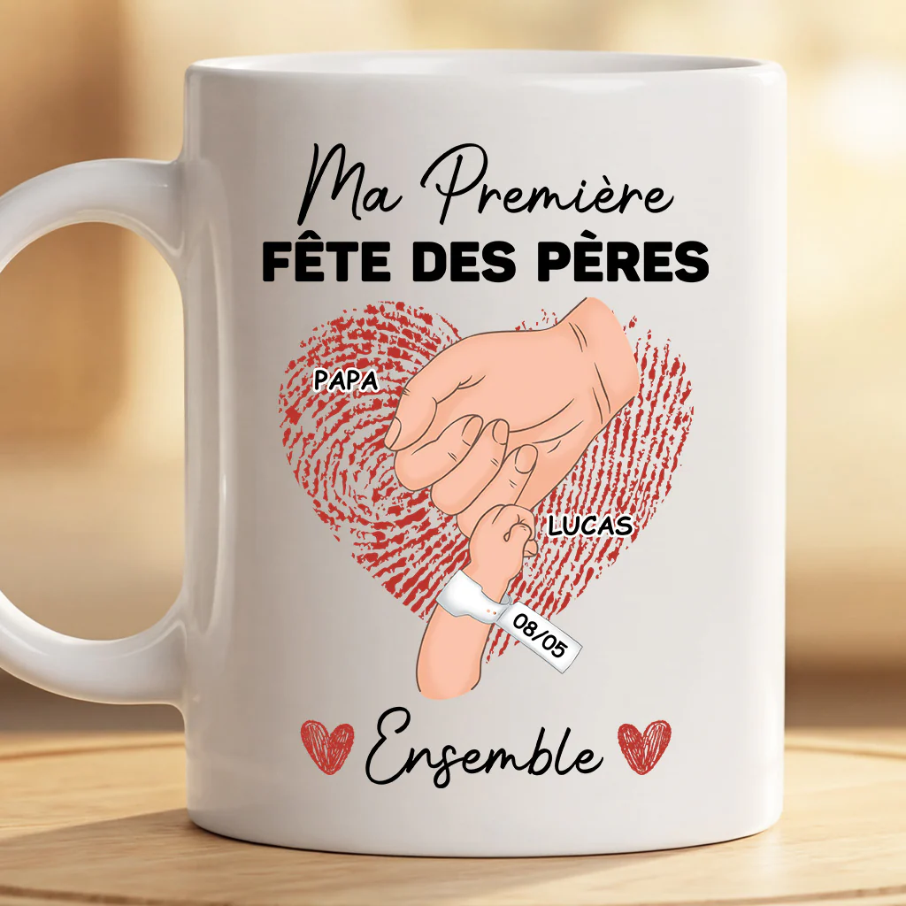 Mug Personnalisé Fete Des Meres | Ma Première Fête Ensemble - Image 2