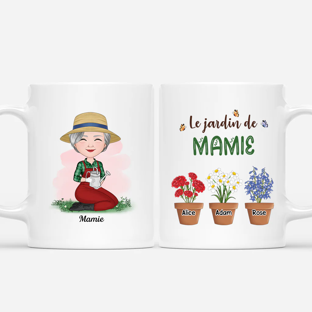 Mug Mamie Personnalisable - Le Jardin De Mamie