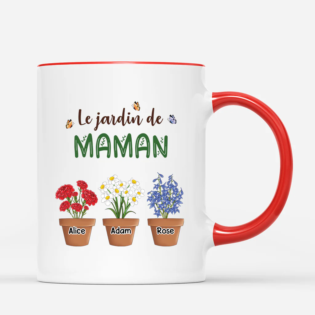 Mug Mamie Personnalisable - Le Jardin De Mamie - Image 3