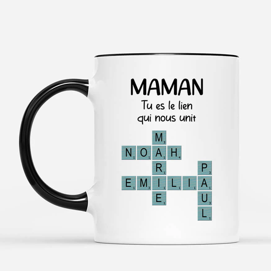 Tasse personnalisé mamie – Le lien qui nous unit - Image 2