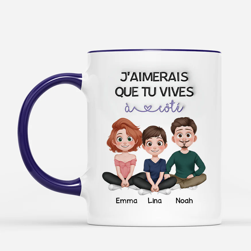 Mug Amitié Personnalisé | Vivre À Côté - Image 2