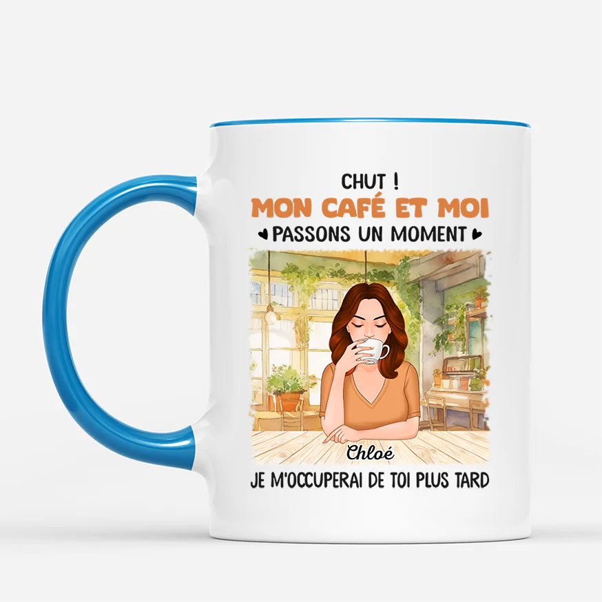 Mug Mon Café Et Moi Personnalisé - Image 2
