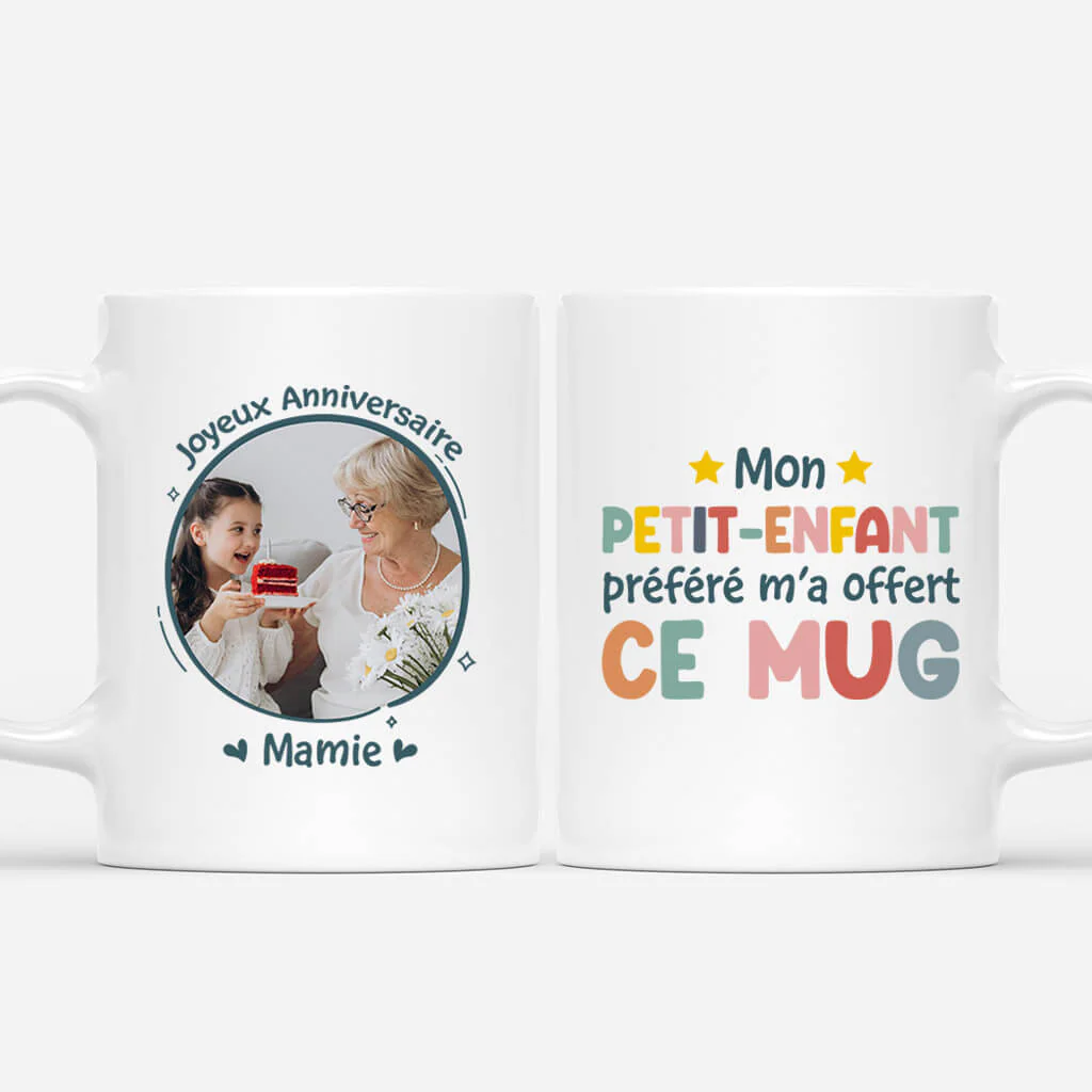 Tasse Personnalisée Fête des Grands-Mères – Petit Enfant M'a Donné Anniversaire De 60 Ans