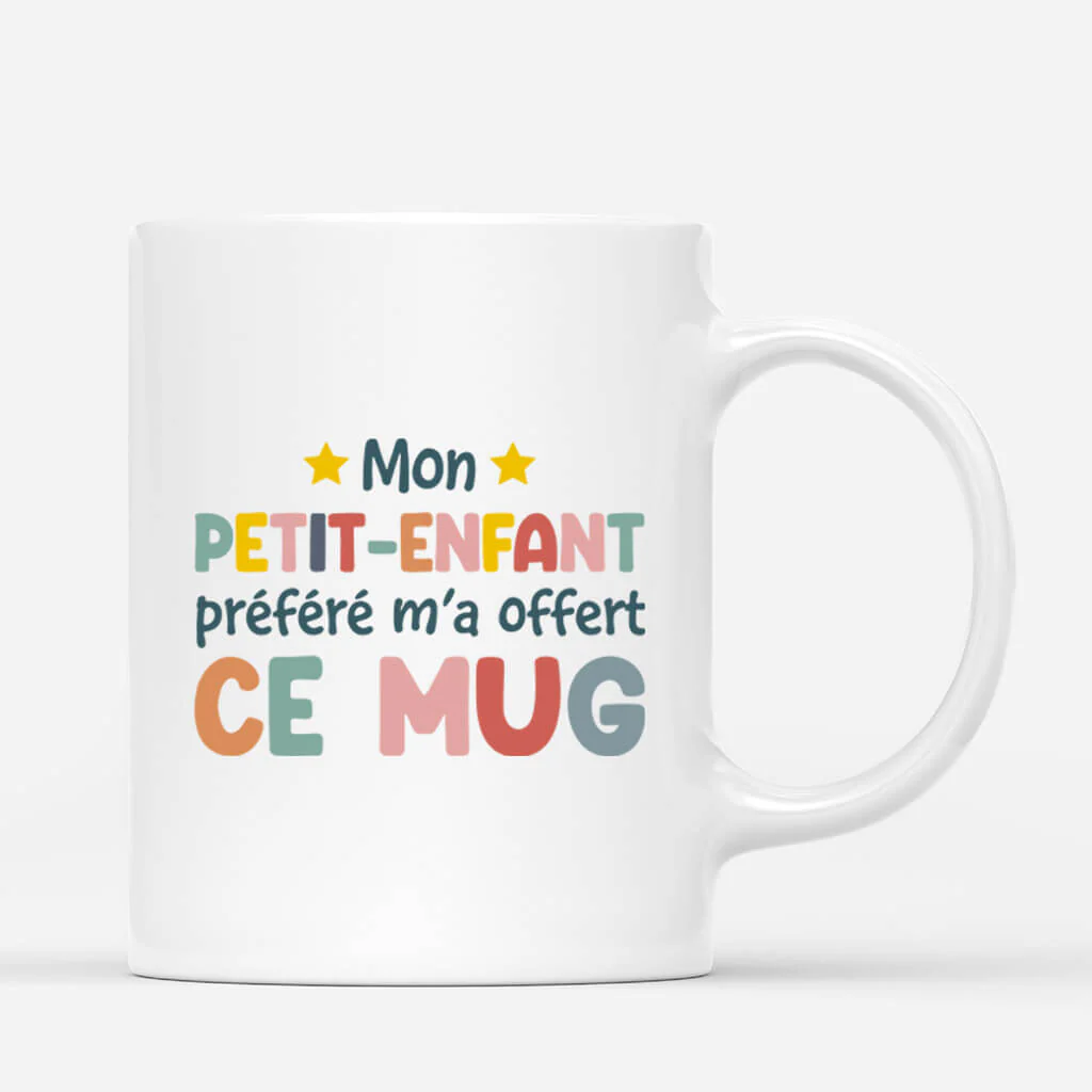 Tasse Personnalisée Fête des Grands-Mères – Petit Enfant M'a Donné Anniversaire De 60 Ans - Image 3