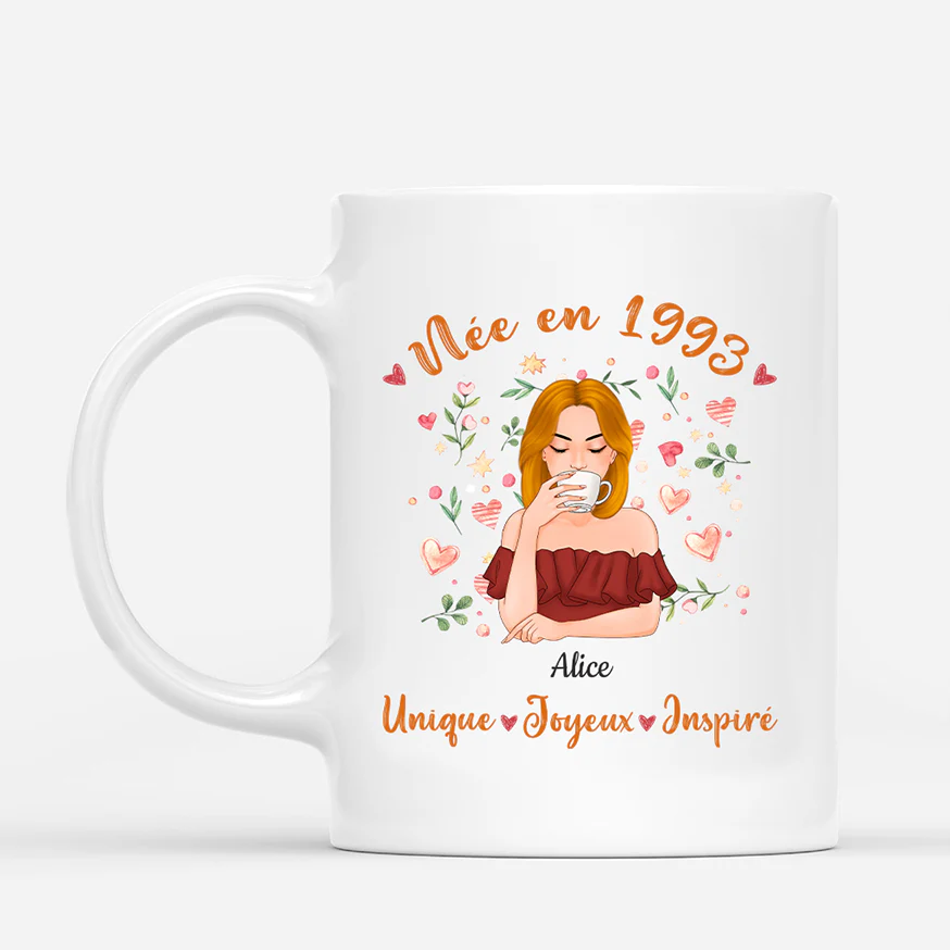 Tasse Personnalisée Anniversaire | Né En 1983