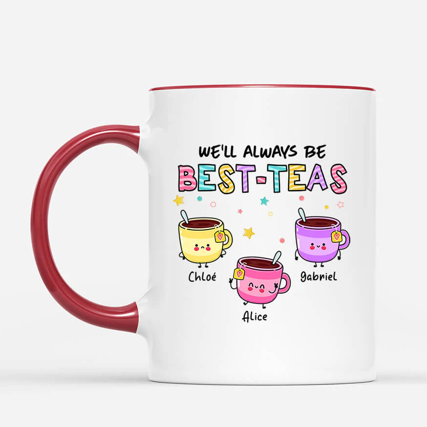 Tasse Personnalisée Amie | Les Meilleures Thés Amies - Image 2