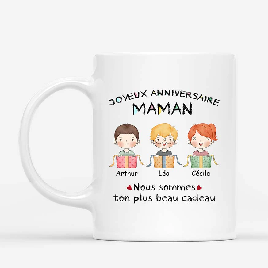 Mug Personnalisé Mamie – Nous Sommes Ton Plus Beau Cadeau