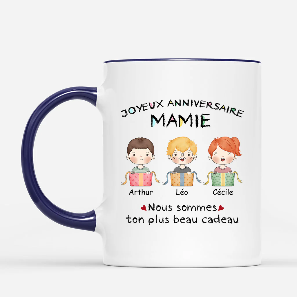 Mug Personnalisé Mamie – Nous Sommes Ton Plus Beau Cadeau - Image 2