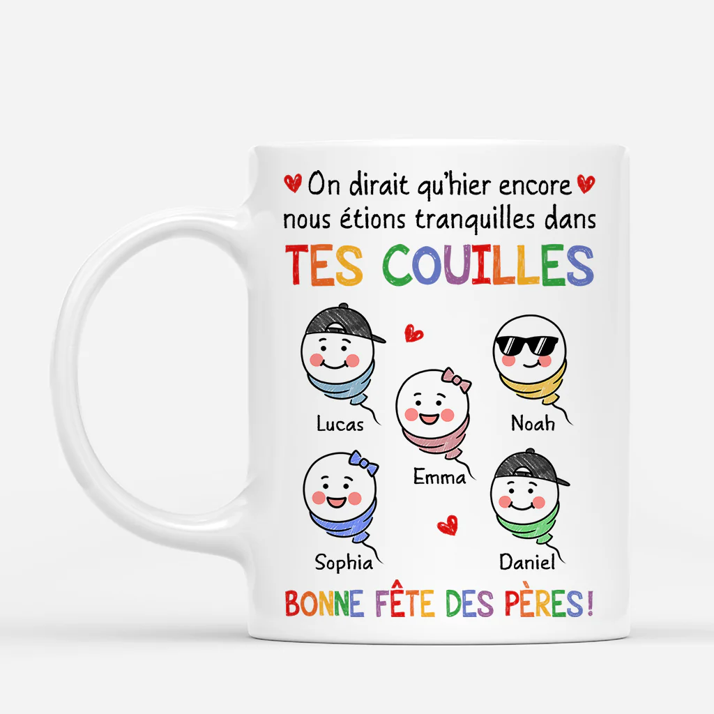 Mug Papa Personnalisé Humoristique - Cadeau Fête Des Pères Original