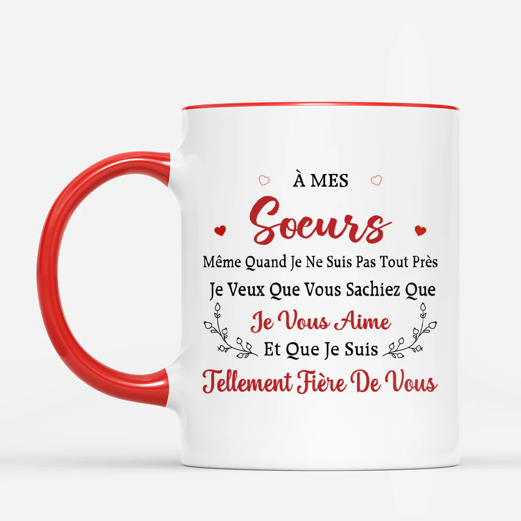 Mug Personnalisé - À Ma Sœur Je T'aime - Image 3