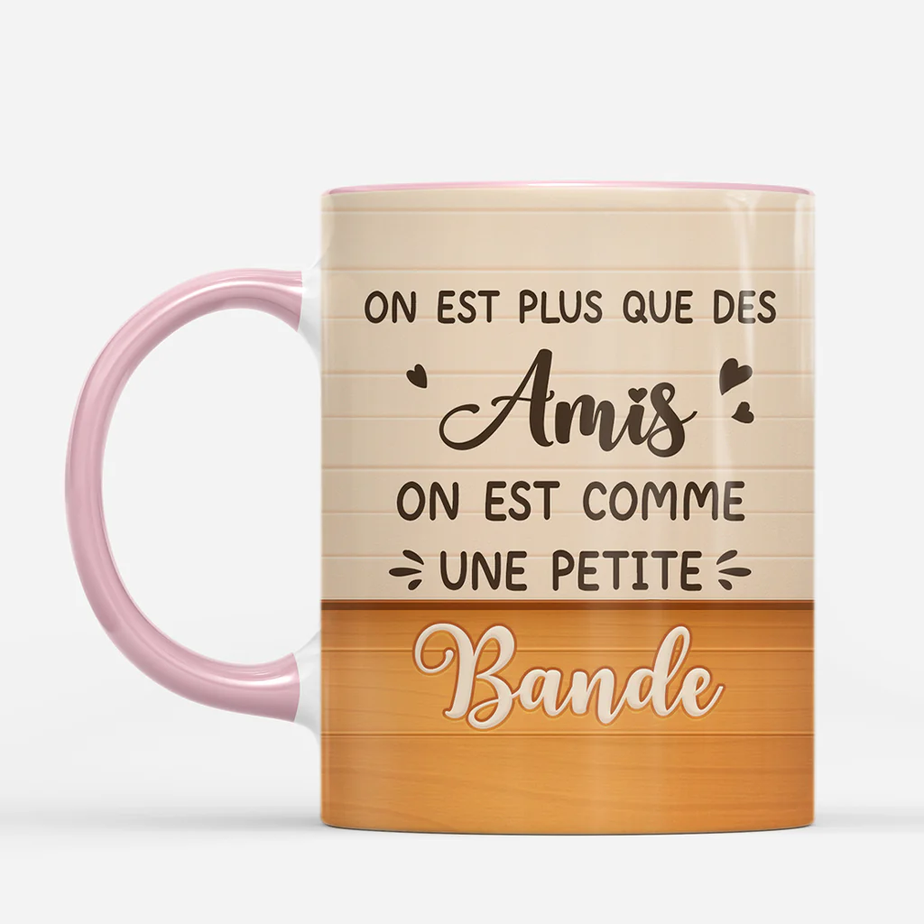 Tasse Meilleure Amie Personnalisable | On Est Plus Que Des Amis - Image 2