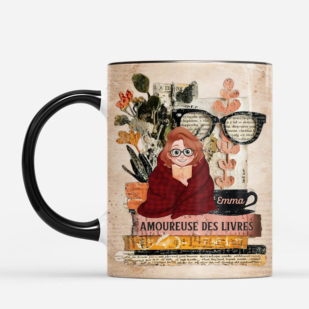 Mug Personnalisé Texte | Amoureux Des Livres