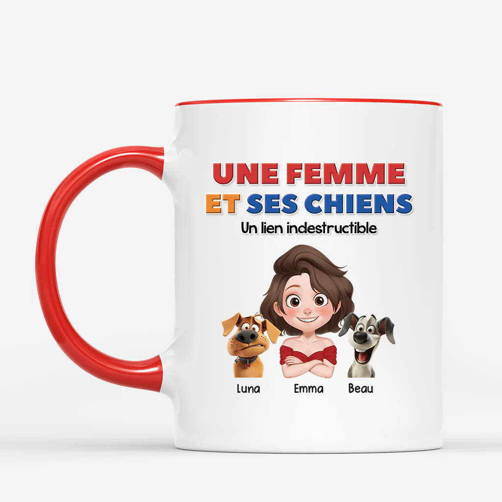 Mug personnalisé chien et chat – Animaux, homme et chiens - Image 2