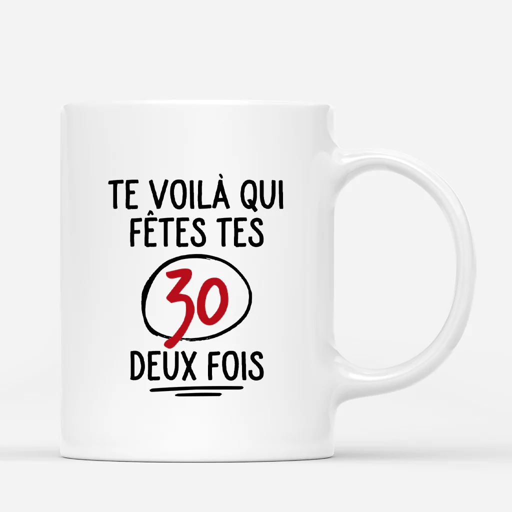 Cadeau Personnalisé 30 Ans | Fêter Tes 30 Ans Deux Fois - Image 3