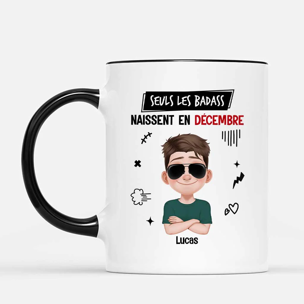 Tasse Personnalisée Pour Anniversaire | Les Vraies Reines Naissent En Décembre - Image 2