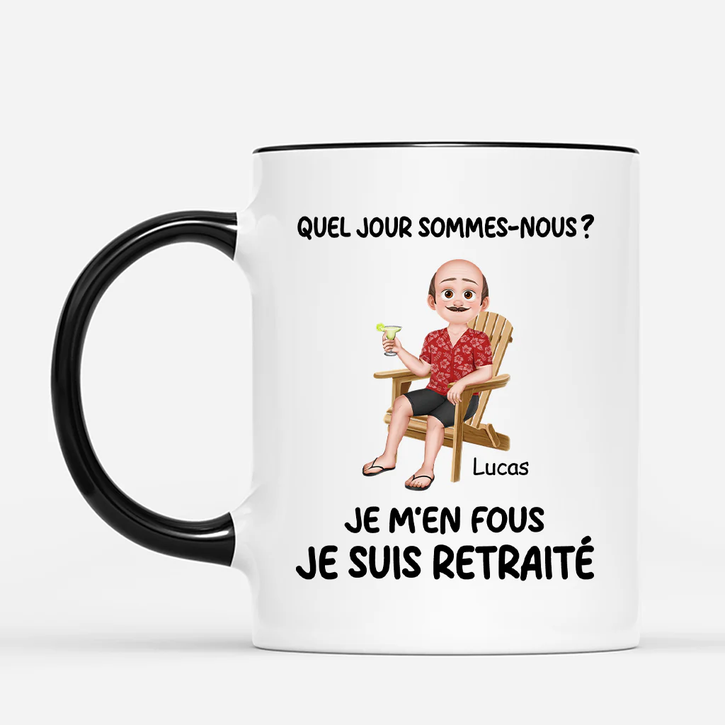 Mug Personnalisé Retraite - Calendrier Bonne Retraite - Image 2