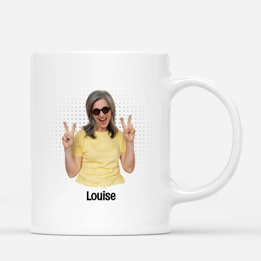 Mug Personnalisé Avec Photo Pour Femme/Homme - 80 Ans Pour Devenir Aussi Génial - Image 3