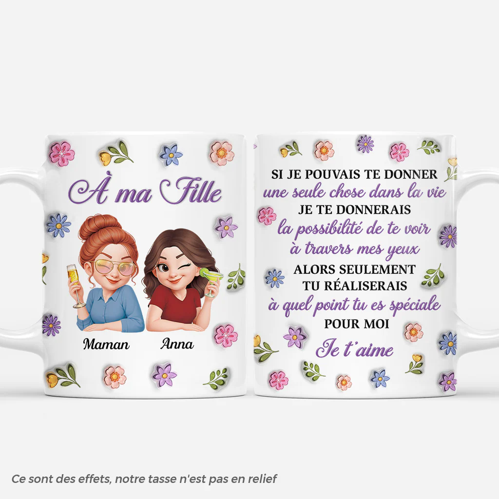 Mug Personnalisé Avec Prénom - Fille/Fils/Petite-fille/Petit-fils Spécial Pour Moi