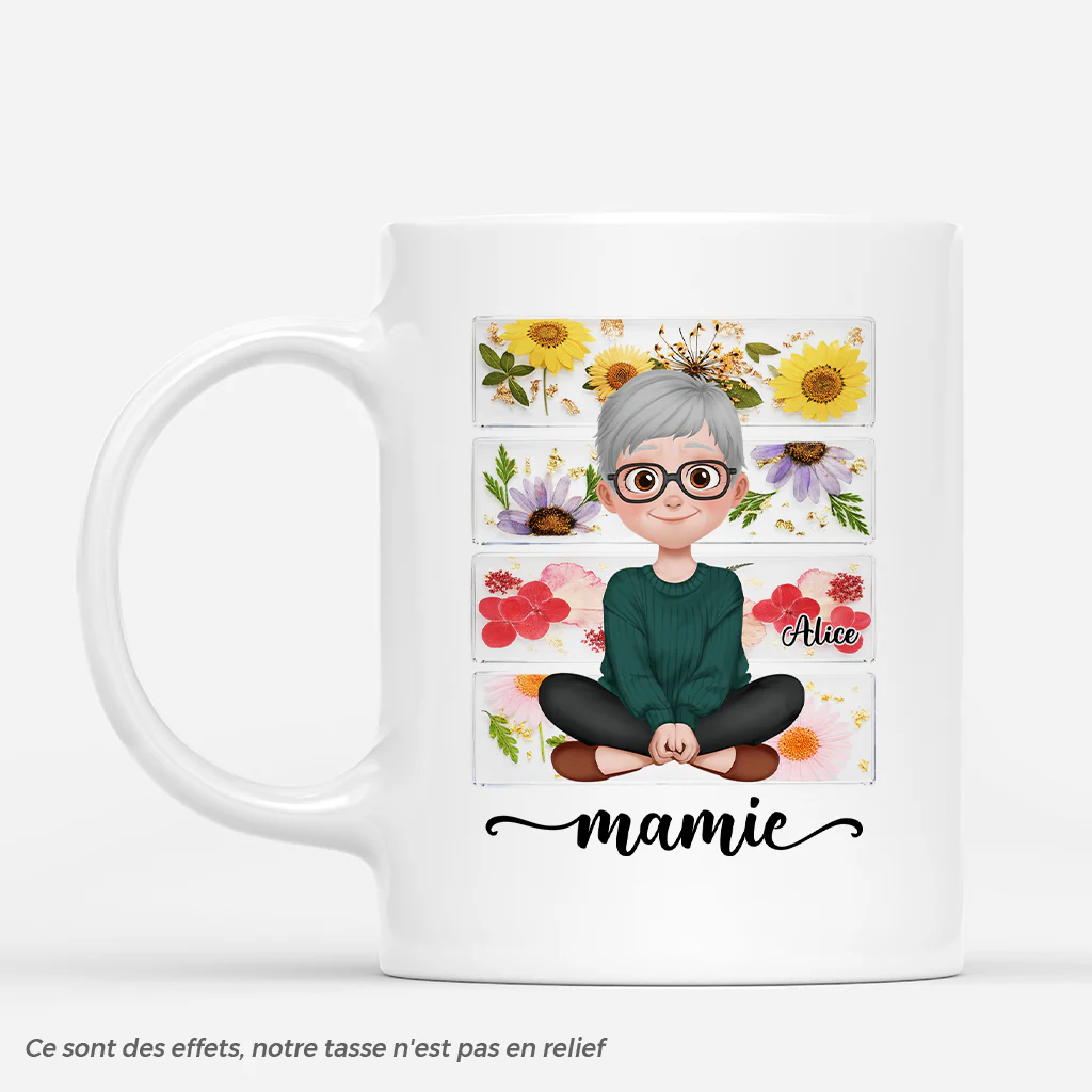 Mug Personnalisé - Cadeau Unique Pour Mamie Maman