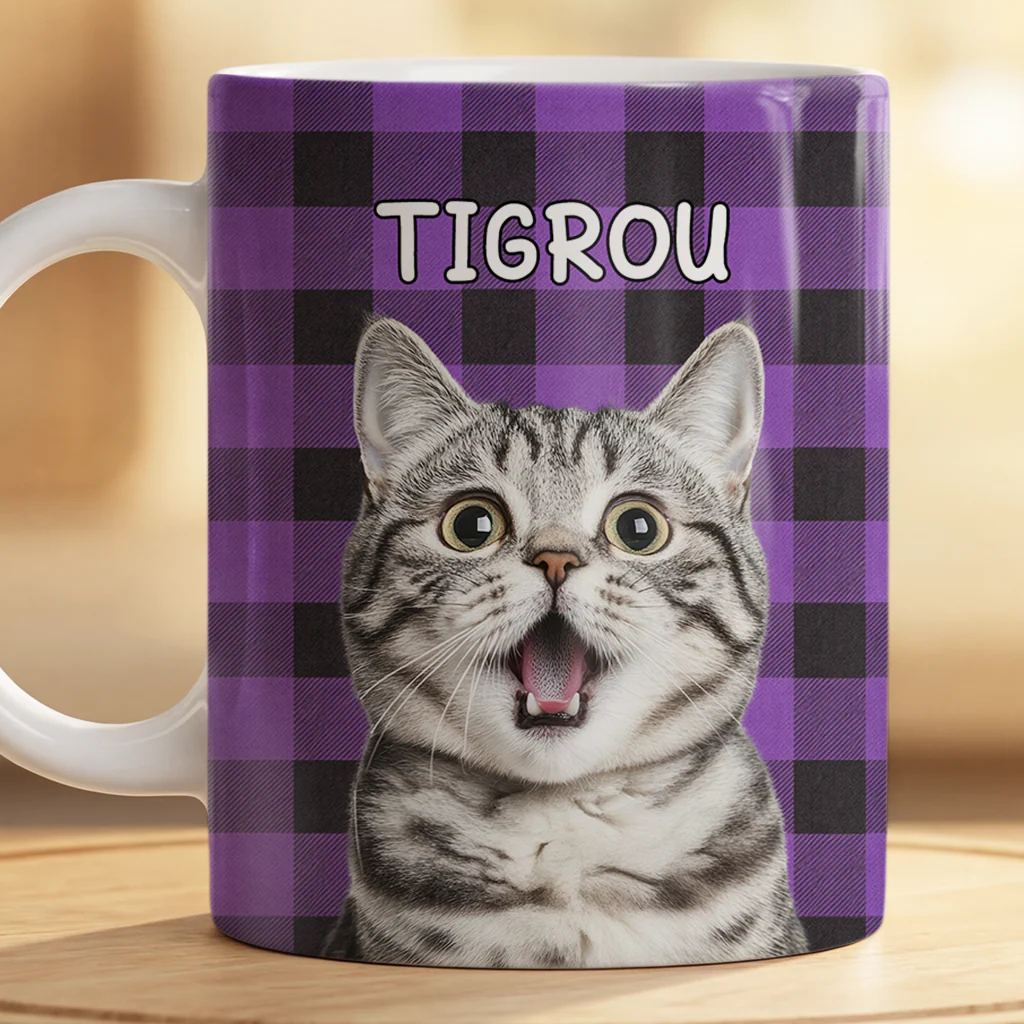 Mug Personnalisé Animaux | Photo Cadeau Chien Chat Original - Image 2