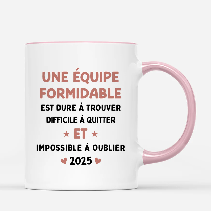 Mug Personnalisé Collègue Avec Mot Croisé - Une Équipe Formidable - Image 3