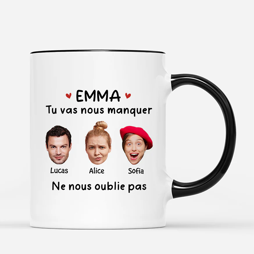 Mug Personnalisé Collègue Avec Photo - Travaillé Avec Des Légendes - Image 3