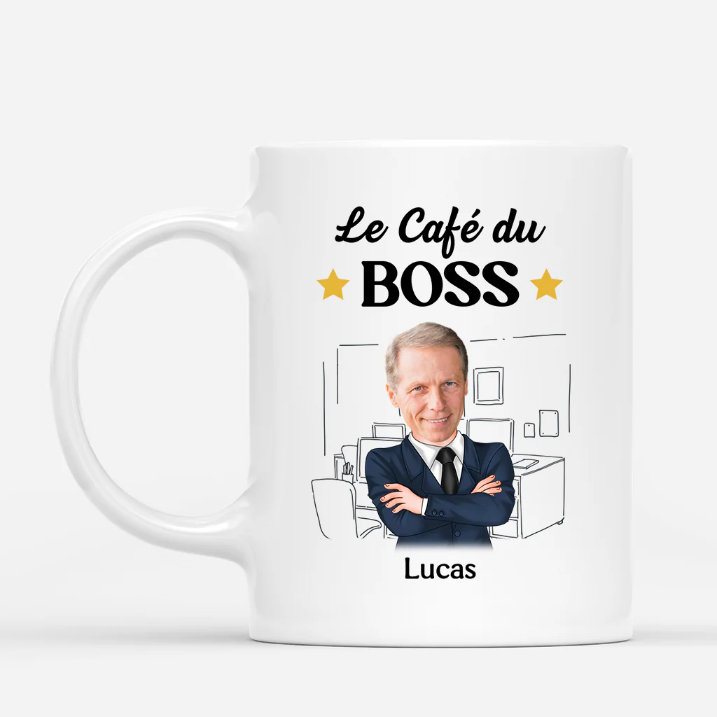 Mug Personnalisé Collègue - Le Café Du Boss