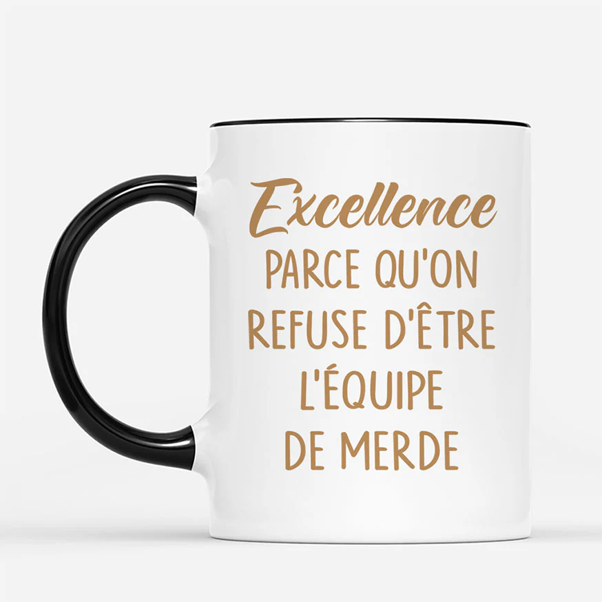 Mug Personnalisé Collègue - On Est Une Meilleure Équipe - Image 2