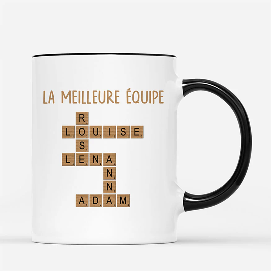 Mug Personnalisé Collègue - On Est Une Meilleure Équipe - Image 3